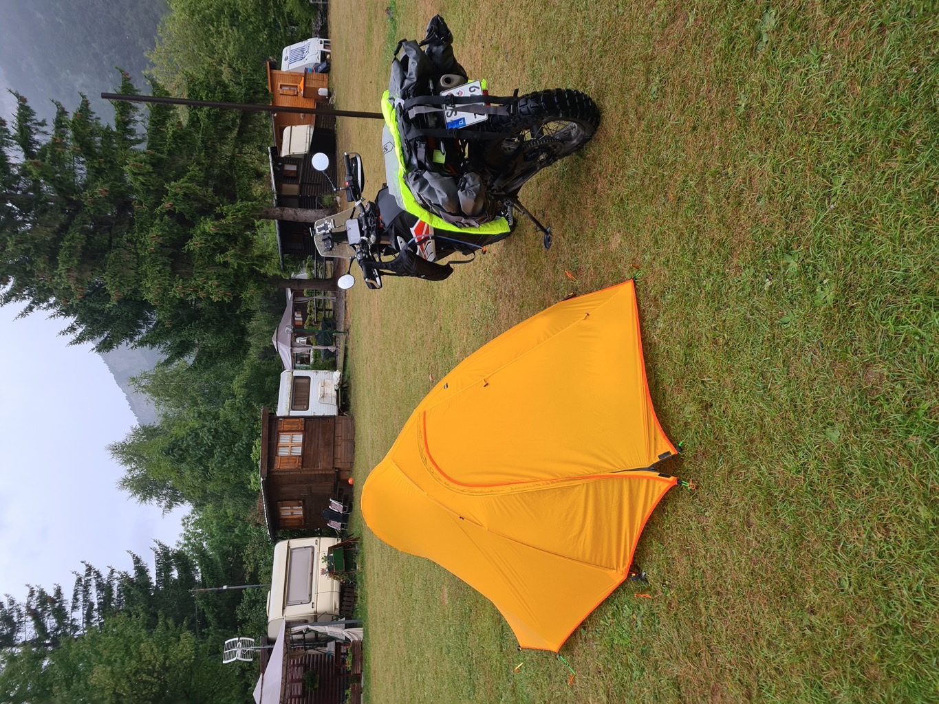 KTM 790 Adventure R Camping