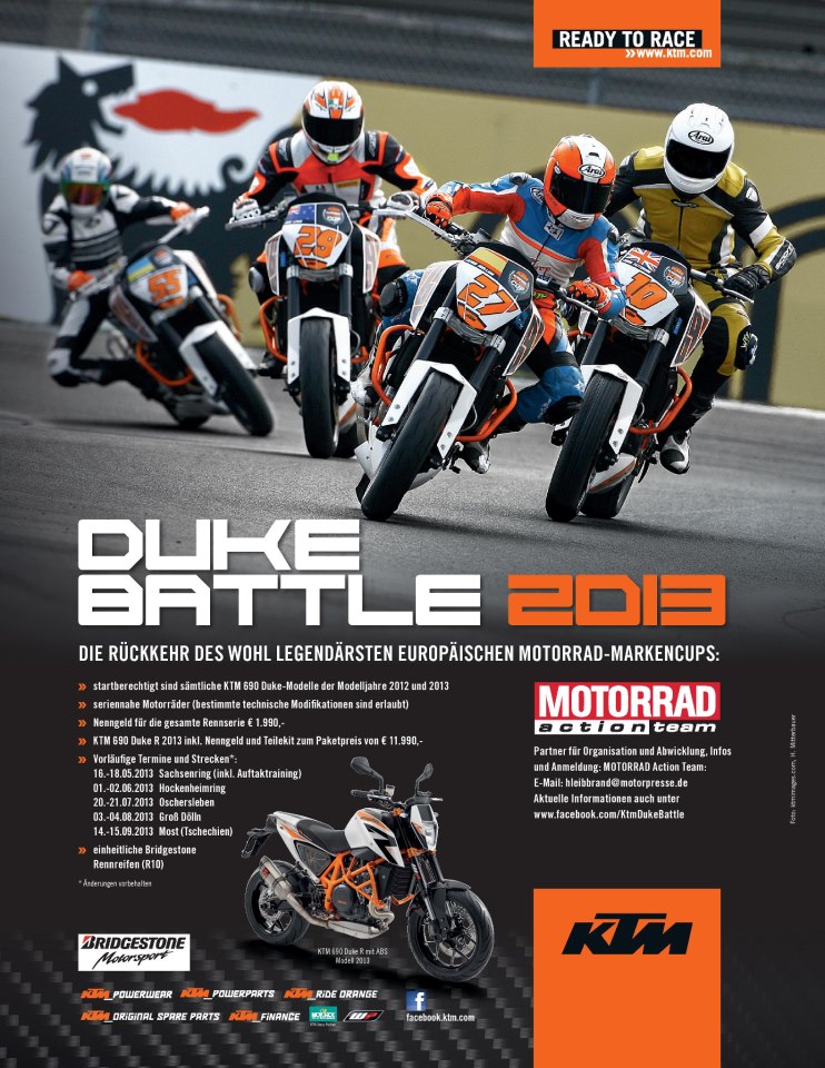 KTM Duke Battle 2013